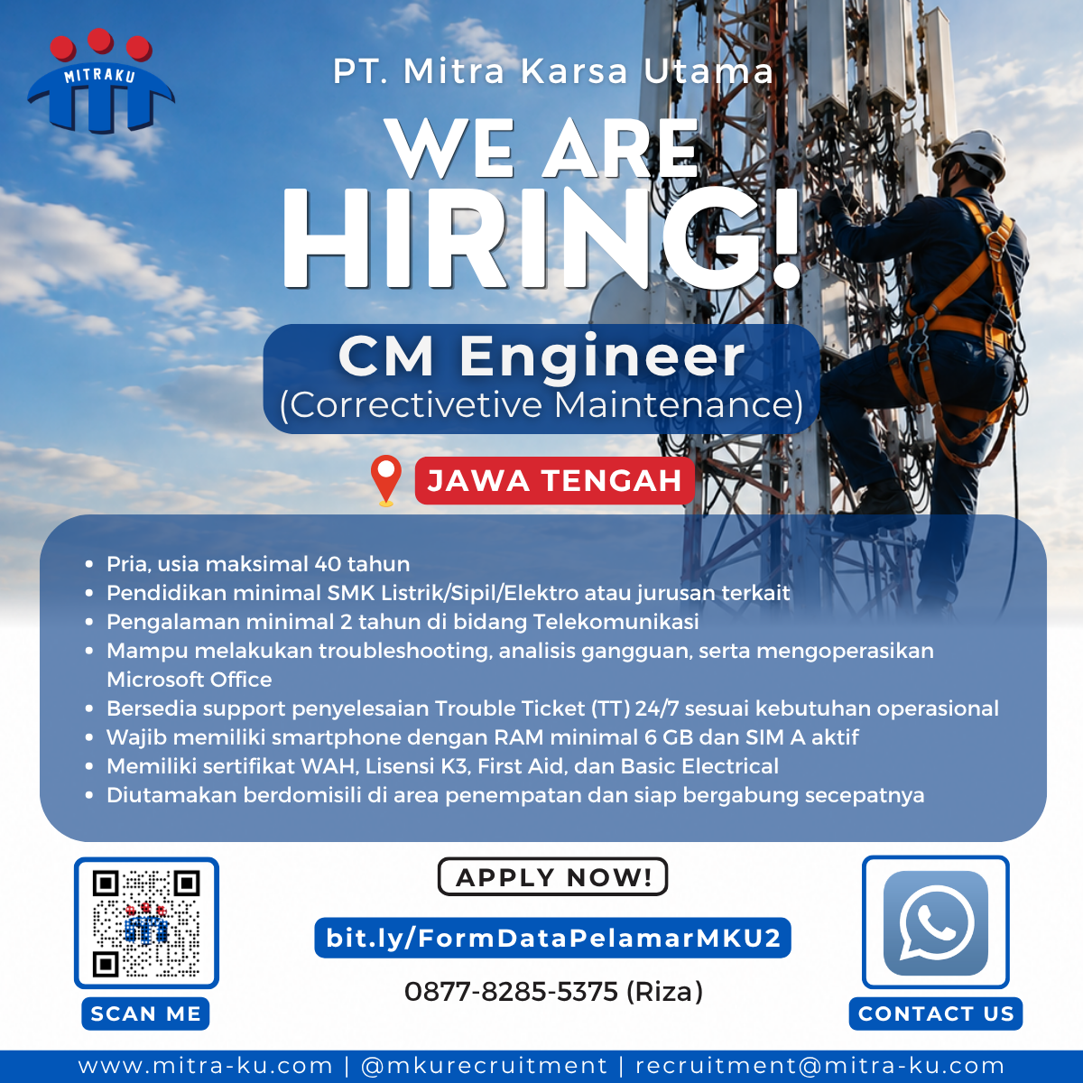 Corrective Maintenance Engineer